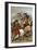 Hernando Cortes Loses Two Horses in Battle with Tlaxcalan Natives in Conquering Mexico, c.1519-null-Framed Giclee Print