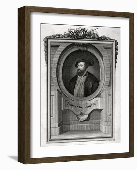 Hernando Cortes-null-Framed Art Print