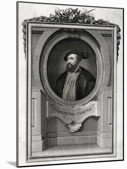 Hernando Cortes-null-Mounted Art Print