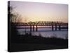 Hernando-Desoto Bridge, Mississippi River, Tennessee, USA-null-Stretched Canvas