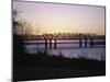 Hernando-Desoto Bridge, Mississippi River, Tennessee, USA-null-Mounted Premium Photographic Print