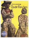 Southwestern Dude Ranches Poster-Hernando G. Villa-Framed Giclee Print