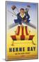 Herne Bay Man with Deckchair-null-Mounted Art Print