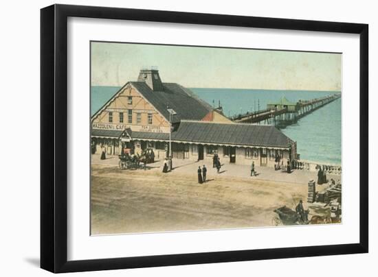Herne Bay, the Pier-null-Framed Giclee Print