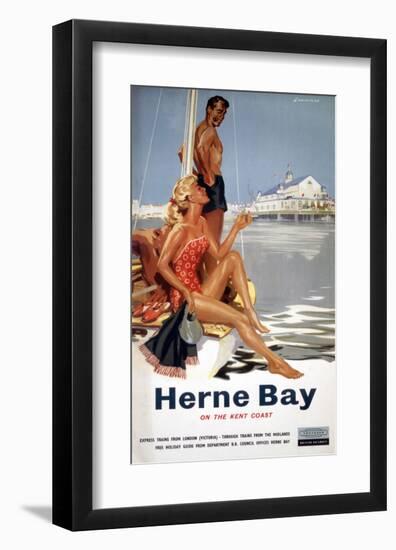 Herne Bay-null-Framed Art Print