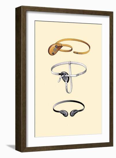 Hernia Bandages-Jules Porges-Framed Art Print