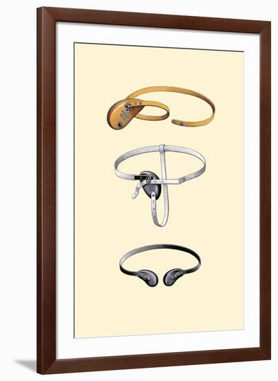 Hernia Bandages-Jules Porges-Framed Art Print