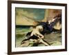 Hero and Leander-William Etty-Framed Giclee Print