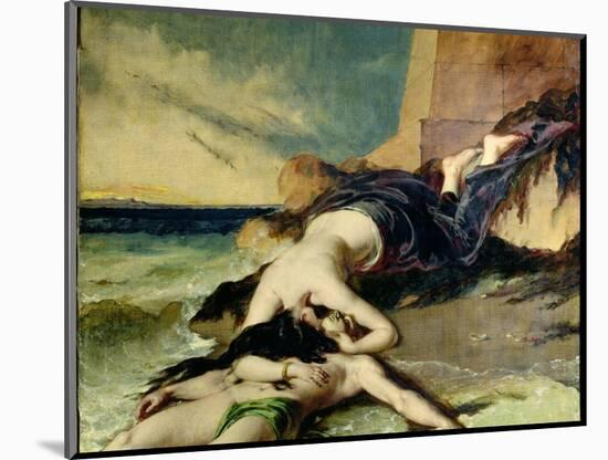 Hero and Leander-William Etty-Mounted Giclee Print