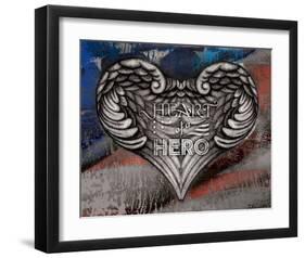 Hero Heart II-Alan Hopfensperger-Framed Art Print