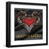 Hero Heart III-Alan Hopfensperger-Framed Art Print