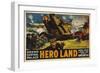 Hero Land, WWI Movie Poster-null-Framed Giclee Print