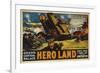 Hero Land, WWI Movie Poster-null-Framed Giclee Print