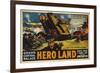 Hero Land, WWI Movie Poster-null-Framed Giclee Print