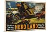 Hero Land, WWI Movie Poster-null-Mounted Giclee Print