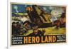 Hero Land, WWI Movie Poster-null-Framed Giclee Print