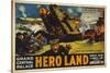 Hero Land, WWI Movie Poster-null-Stretched Canvas