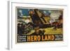 Hero Land, WWI Movie Poster-null-Framed Giclee Print