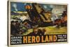 Hero Land, WWI Movie Poster-null-Stretched Canvas