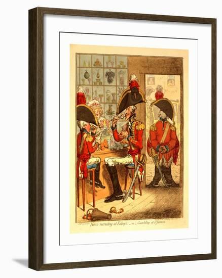 Hero's Recruiting at Kelsey's or Guard Day at St. James'S-null-Framed Giclee Print