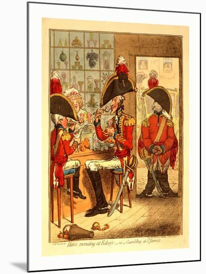 Hero's Recruiting at Kelsey's or Guard Day at St. James'S-null-Mounted Giclee Print