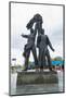 Hero Statues, People's Friendship Arch, Kiev (Kyiv), Ukraine, Europe-Michael Runkel-Mounted Photographic Print