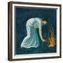 Hero war in der griechischen Mythologie eine Priesterin der Aphrodite in Sestos-Edward Burne-Jones-Framed Giclee Print