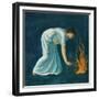 Hero war in der griechischen Mythologie eine Priesterin der Aphrodite in Sestos-Edward Burne-Jones-Framed Giclee Print