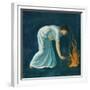 Hero war in der griechischen Mythologie eine Priesterin der Aphrodite in Sestos-Edward Burne-Jones-Framed Giclee Print