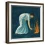 Hero war in der griechischen Mythologie eine Priesterin der Aphrodite in Sestos-Edward Burne-Jones-Framed Giclee Print