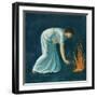 Hero war in der griechischen Mythologie eine Priesterin der Aphrodite in Sestos-Edward Burne-Jones-Framed Giclee Print