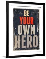 Hero-null-Framed Art Print