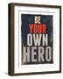 Hero-null-Framed Art Print