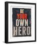 Hero-null-Framed Art Print