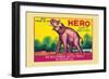 Hero-null-Framed Art Print