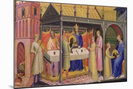 Herod's Banquet-Lorenzo Monaco-Mounted Giclee Print