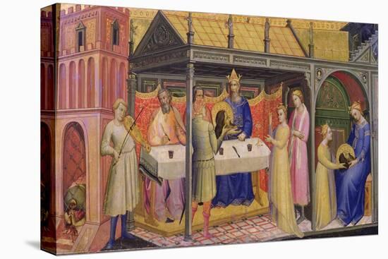 Herod's Banquet-Lorenzo Monaco-Stretched Canvas