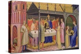 Herod's Banquet-Lorenzo Monaco-Stretched Canvas