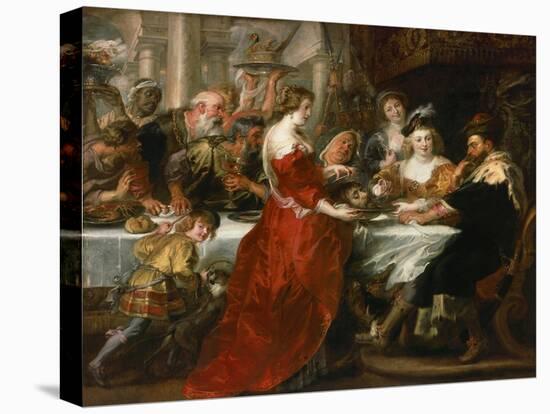 Herod's Feast-Peter Paul Rubens-Stretched Canvas