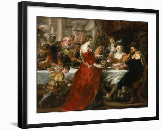 Herod's Feast-Peter Paul Rubens-Framed Giclee Print