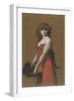 Hérodiade-Jean Jacques Henner-Framed Giclee Print