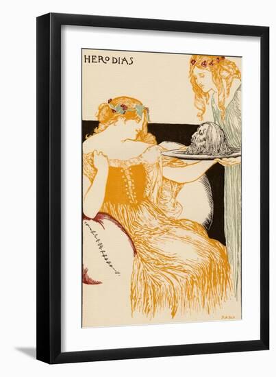 Herodias, 1896-Robert Anning Bell-Framed Giclee Print