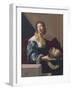 Herodias Bearing Head of St John Baptist-Claude Mellan-Framed Giclee Print