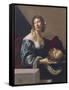 Herodias Bearing Head of St John Baptist-Claude Mellan-Framed Stretched Canvas