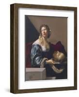 Herodias Bearing Head of St John Baptist-Claude Mellan-Framed Giclee Print