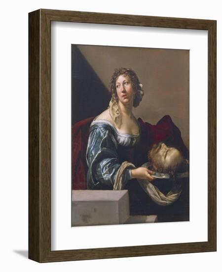 Herodias Bearing Head of St John Baptist-Claude Mellan-Framed Giclee Print