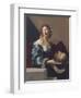 Herodias Bearing Head of St John Baptist-Claude Mellan-Framed Giclee Print