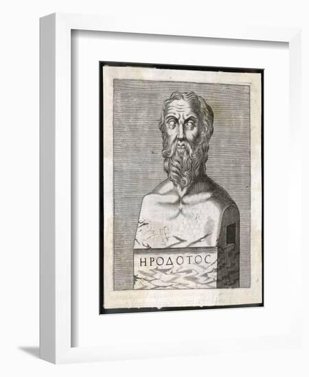 Herodotus Greek Historian-null-Framed Art Print