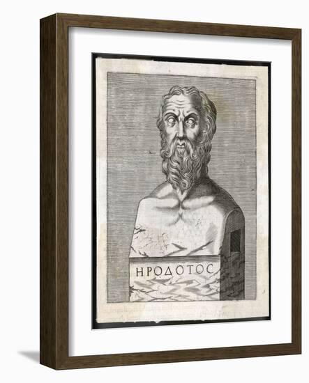 Herodotus Greek Historian-null-Framed Art Print