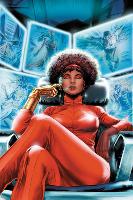 Heroes for Hire No.4 Cover: Misty Knight Sitting-Doug Braithwaite-Lamina Framed Poster